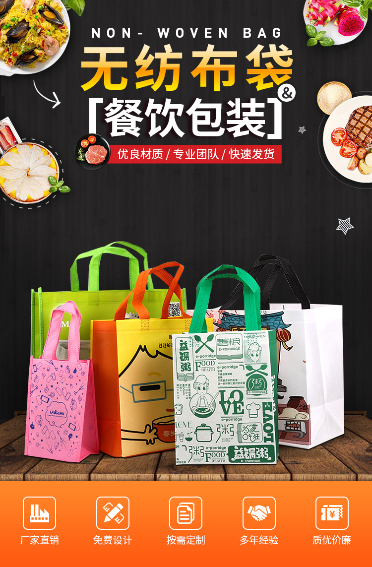 湘西土家族苗族自治州无纺布袋无纺布手提环保袋定制